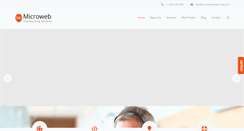Desktop Screenshot of microweboutsourcing.com